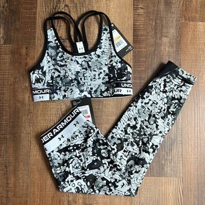 Girls Under Armour Sports Bra Leggings Outfit